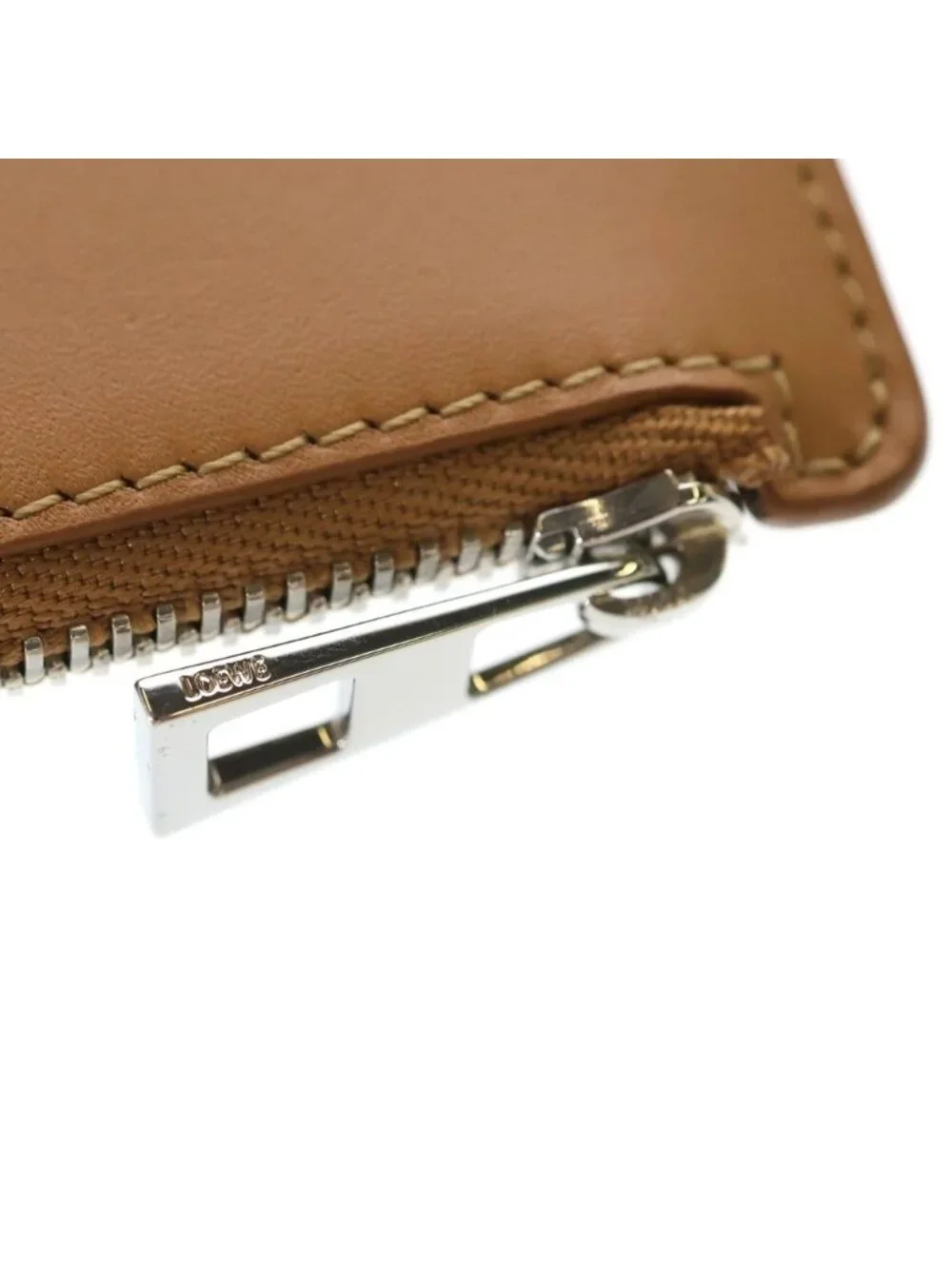 Loewe Coin Card Holder Satin Calf Brown